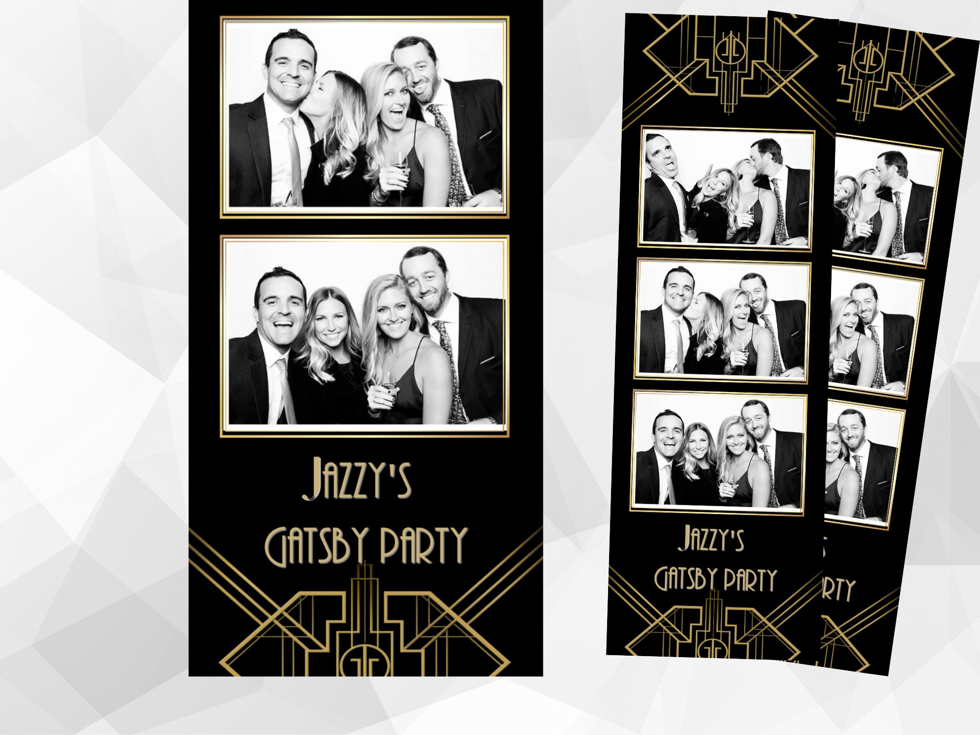 Great Gatsby PRINTABLES, Selfie Station, Photobooth