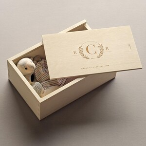 Personalisierte Paare Namen Hochzeitsgeschenk, Andenken |Benutzerdefinierter Name Holz |Aufbewahrungsbox, Erinnerungsbox | Geburtstagsgeschenk für Frauen | Geschenk zum Jahrestag
