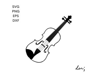Violin svg files Violin art_cute design for Grandma's musician music svg instant download
