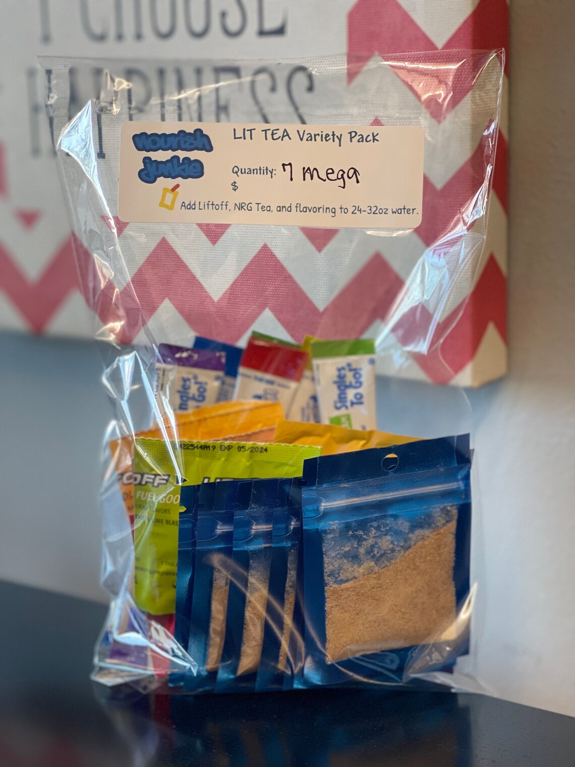 7 Energy Teas Sugar Free With B12 and Vitamin C. Loaded Tea, LIT Tea