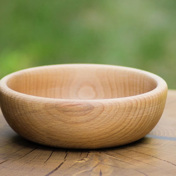 Beech wooden bowl Housewarming Gift Idea