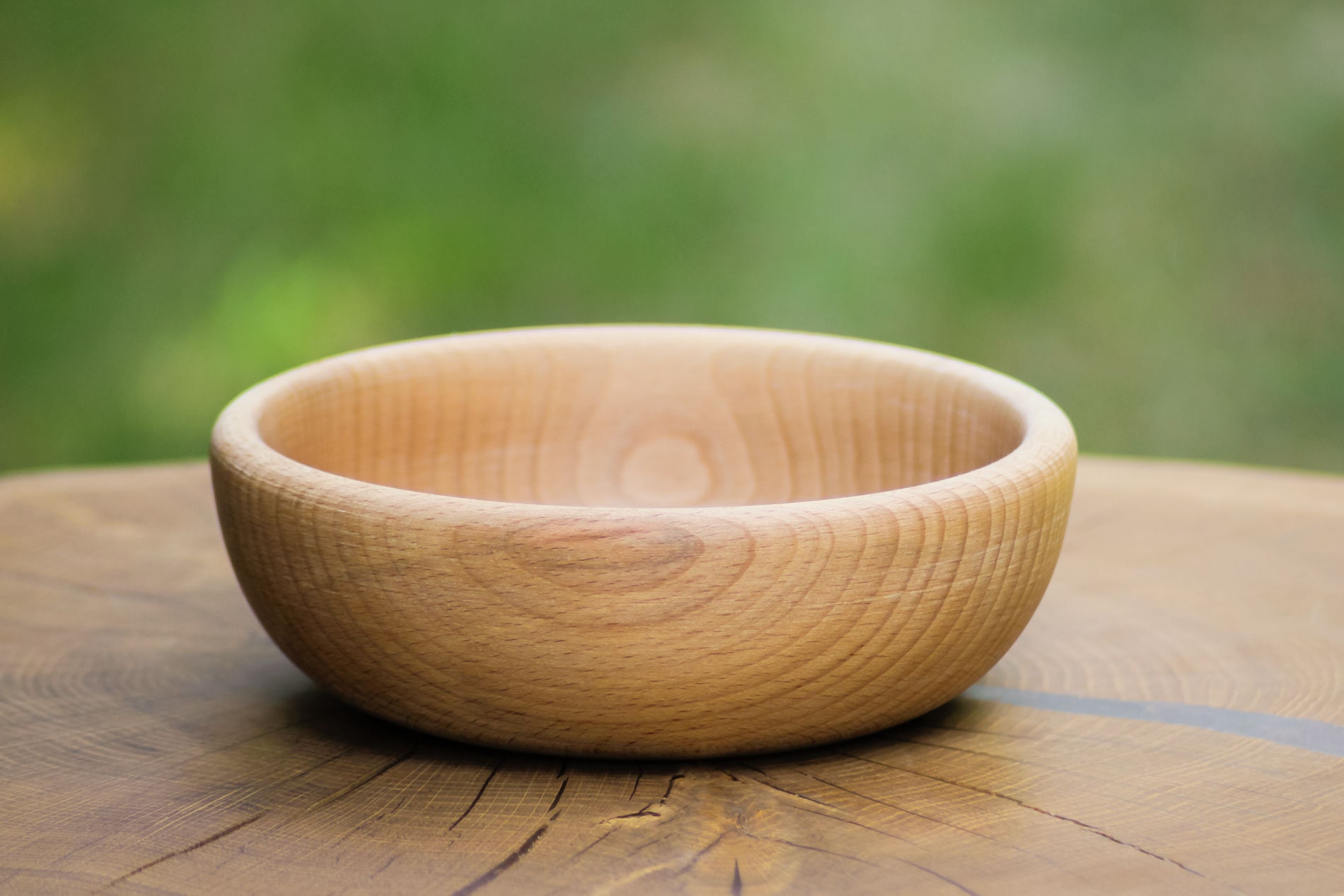 Ciotola In Legno Di Faggio 16cm - Eco, Rustica, Per Frutta, Noccioline, Snack, Regalo - Foto 12