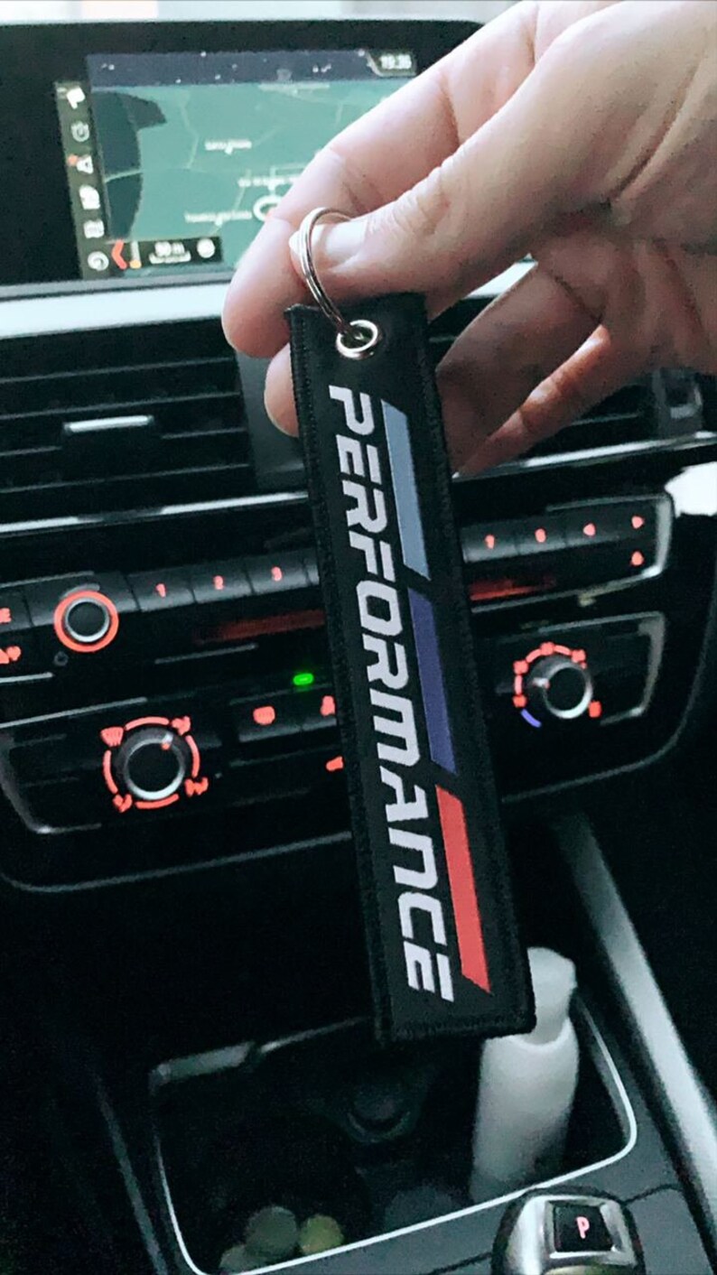 Keychain BMW M PERFORMANCE in Fabric Etsy