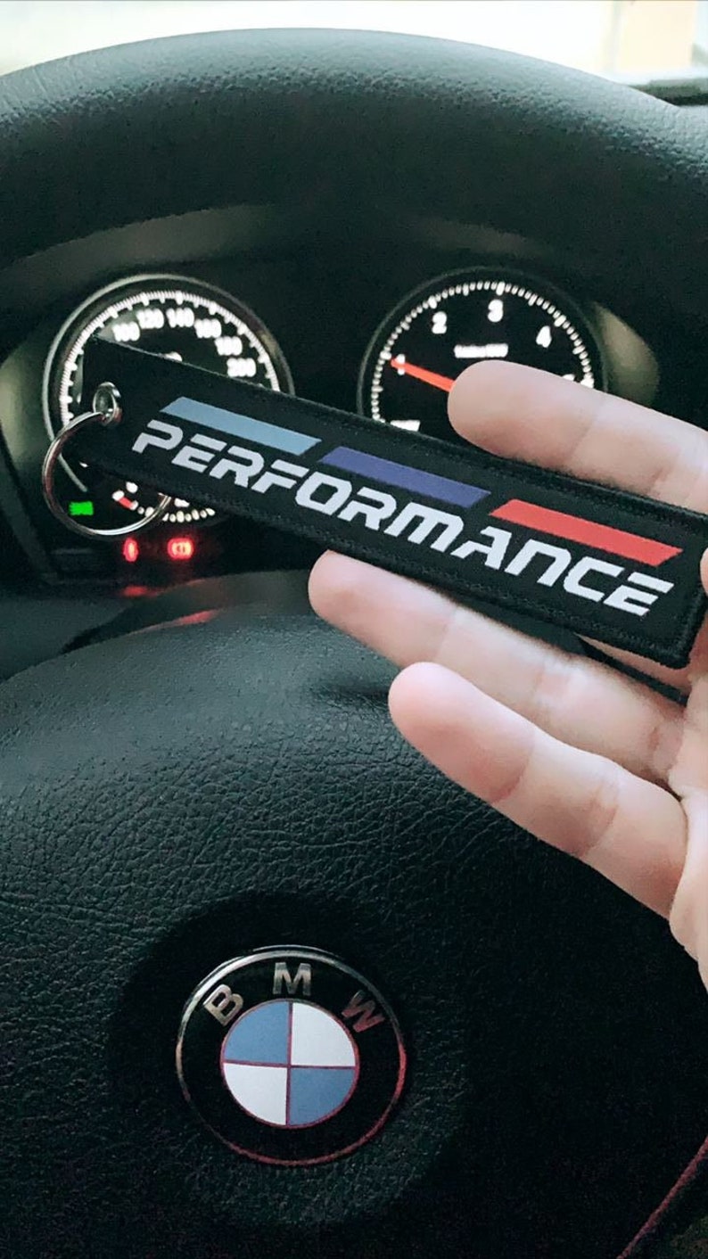 Keychain BMW M PERFORMANCE in Fabric Etsy