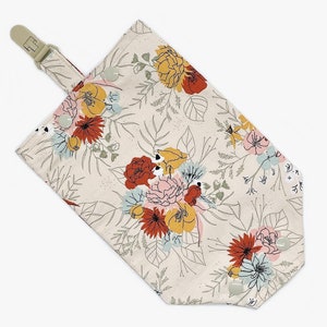 Vesco Enteral bag cover, 250ml 500ml 1000ml 1500ml enteral drainage bag, gastric relief bag cover, GBUK ENFit bag cover, fall floral