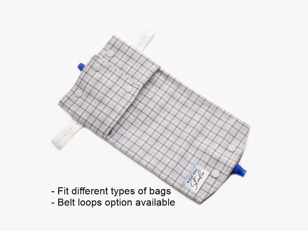 Drainage Bag Cover, Nephrostomy Bag Holder, Catheter Bag Cover, Flannel