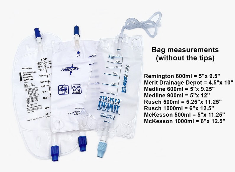 Drainage Bag Cover Nephrostomy Bag Holder Catheter Bag Etsy