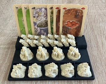 Catan Organizer – Card and Pawn Storage – Unofficial Accessory – Gift Idea for Board Game Fans