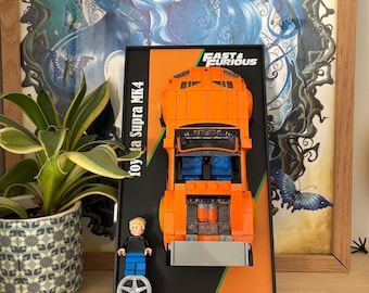 Wall mounts for Lego Speed Champion Fast and Furious - LEGO Collection Decorative Accessory - Fast and Furious Fan Gift