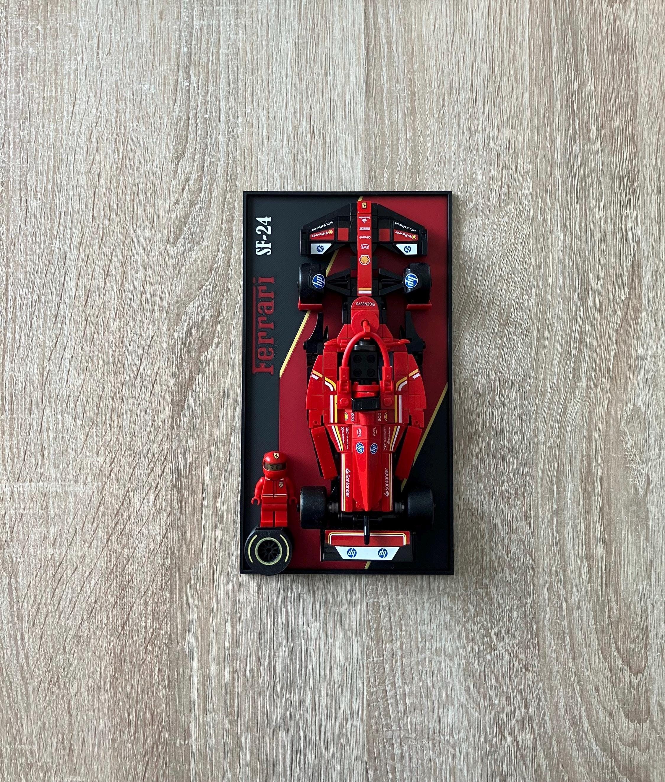 Wall Mount for Lego F1 Speed Champion - LEGO Collection Decorative Accessory - Formula 1 Fan Gift