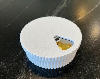 Organizador magnético de pastillas / Pastillero de viaje compacto / Dispensador de medicamentos semanal