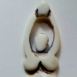 GODDESS PENDANT - Crafted in India - Made of Bone