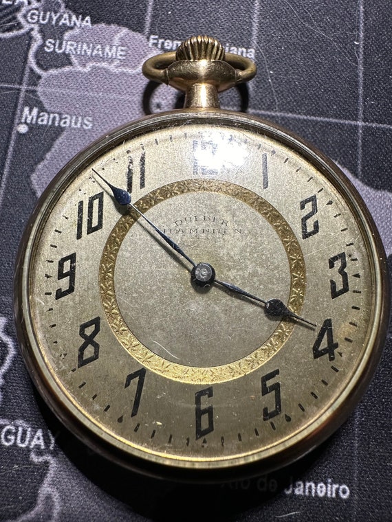 Antique Duebler-Hampden pocket watch