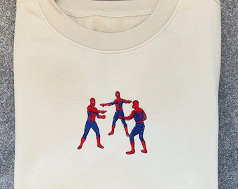 Spider-Man Embroidered Crewneck