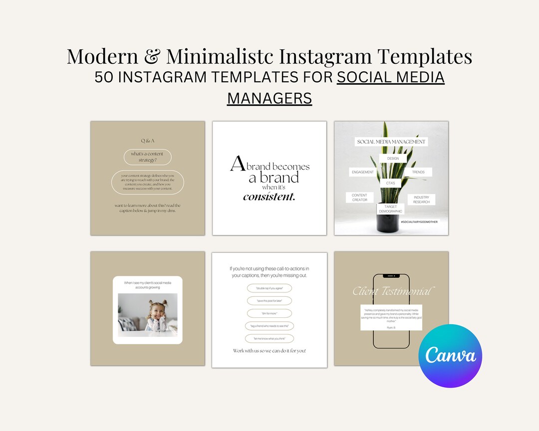 50 Social Media Manager Instagram Templates Social Media Manager