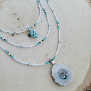 Necklace Jans Lilac Short - Elk