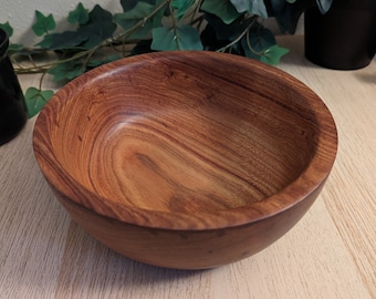 7" Canarywood Bowl - Hand Turned Food Safe Wood Bowl