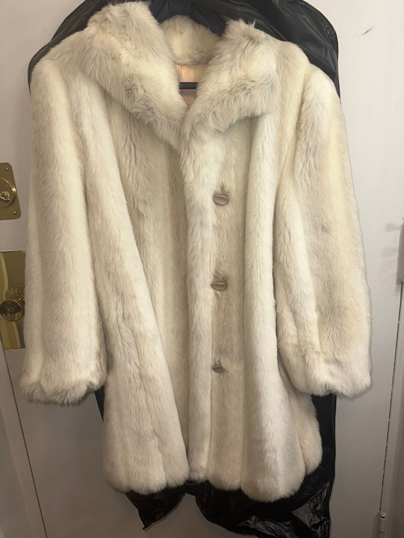 Faux fur coat