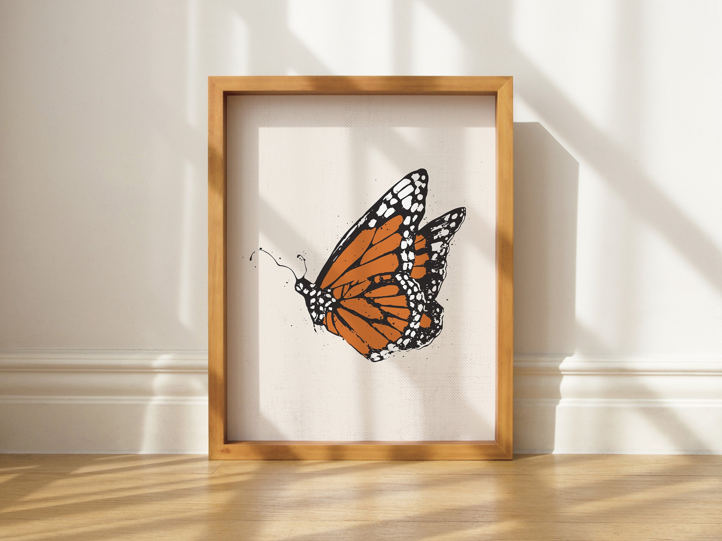 MONARCH WALL DECORATION Decorative Butterflies Monarch Butterfly