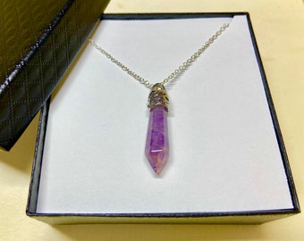 55Carat Natural Amethyst Silver Pendant for Women February Birthstone Charms Chakra Healing Necklace Round Shape 55Carat Natural Amethyst Silver Pendant for Women February Birthstone Charms Chakra Healing Necklace Round Shape