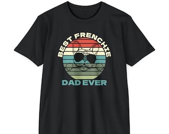 Frenchie dad shirt, best frenchie dad tshirt, retro french bulldog dad tee, Fathers Day dog dad gift, retro frenchie tee, frenchie dad gift