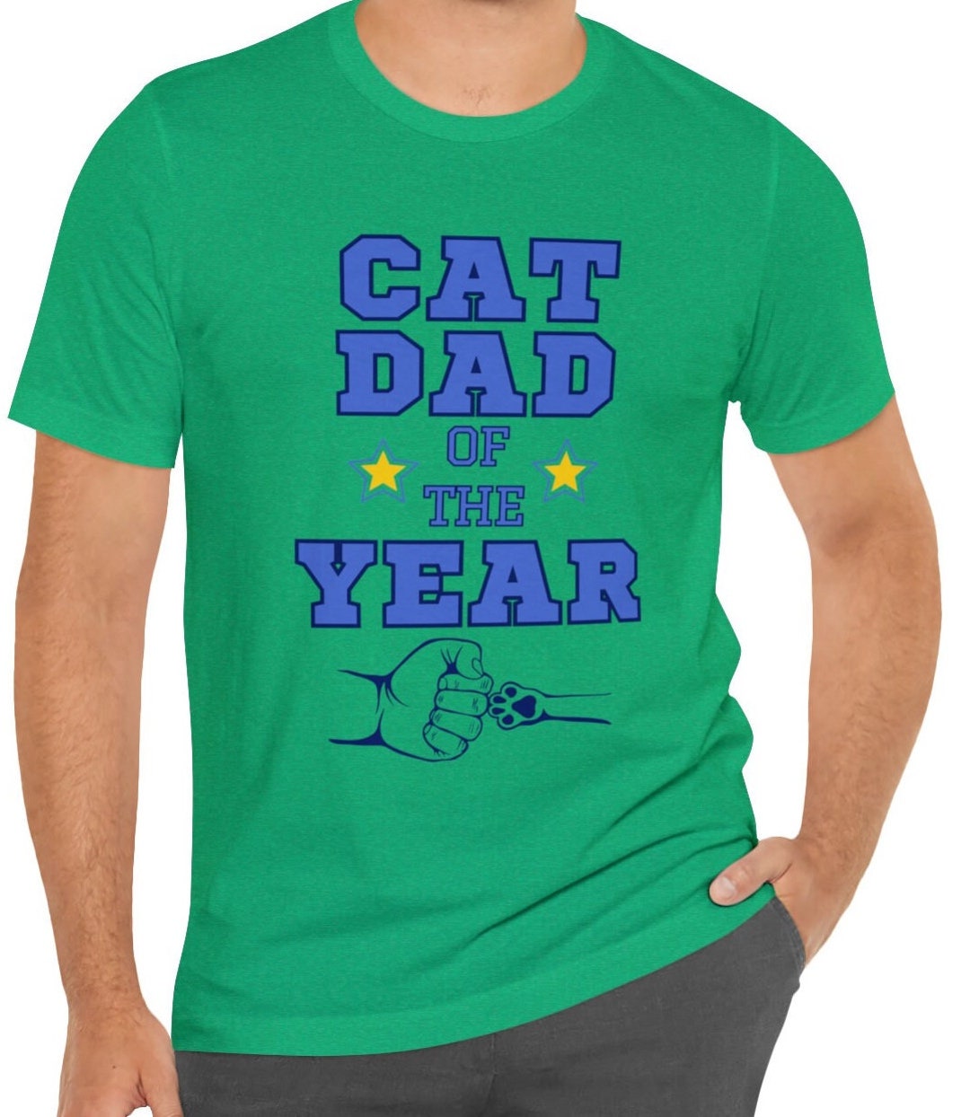 Cat Dad of the Year Shirt, Cat Dad Gift for Cat Lover, Fathers Day Cat