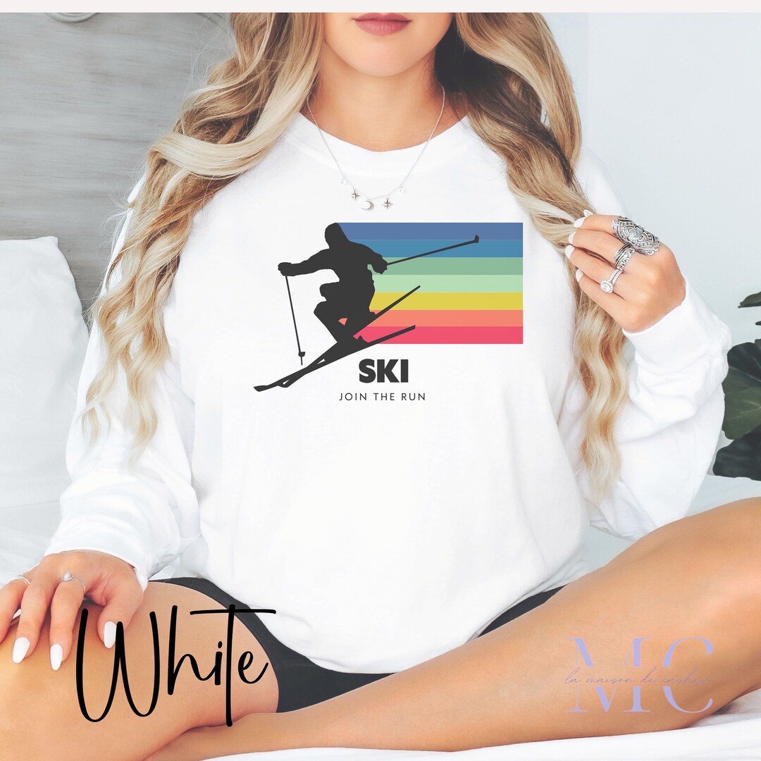 Ski Racing T-Shirt Snow Skiing Womens Mens Mask Slalom Funny