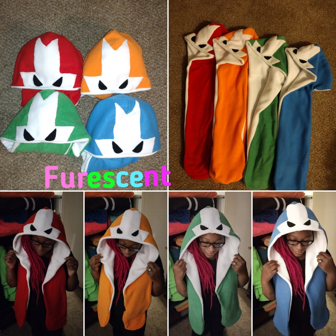 Crashers of the Castles inspired Scoodie Hat hoods scarfs