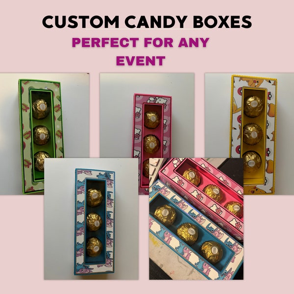 Ferrero rocher candy boxes