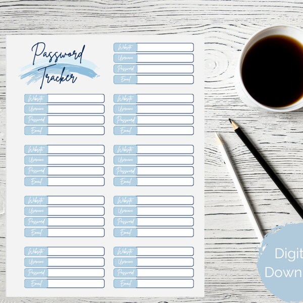 30 Day Water Tracker Printable, Daily Water Intake Log, Printable Water ...