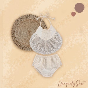 Boho Lace Halter Top 2pcs Set