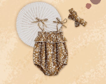 Floral Print Sling 2pcs Jumpsuit Set