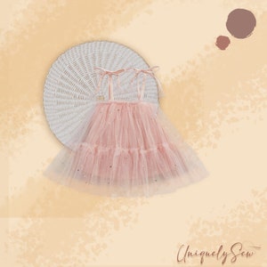 Blush Tie Knot Tutu Dress
