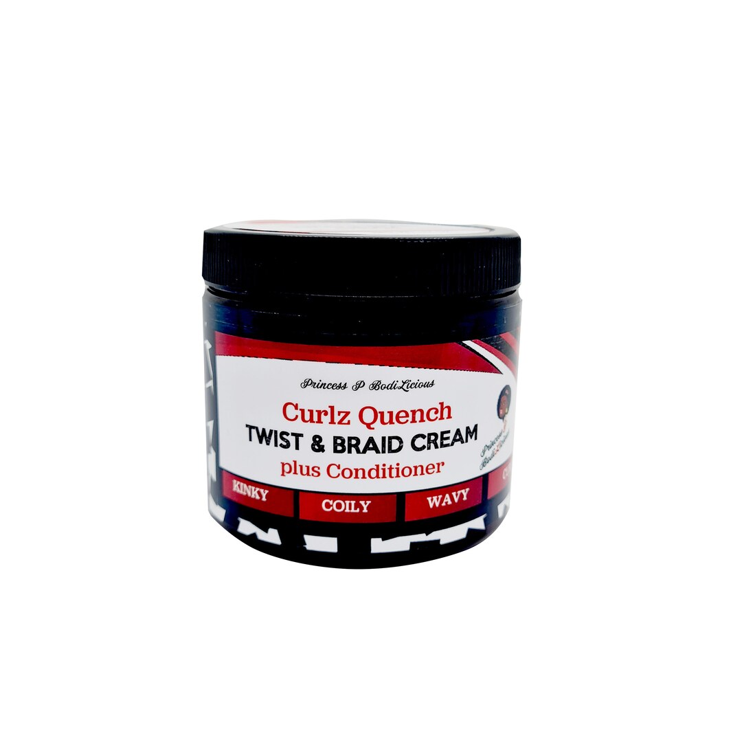 Curlz Quench TWIST & BRAID CREAM Plus Conditioner - Etsy