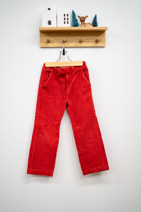 Vintage Red Corduroy Pants (Size 5)