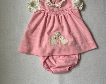 vintage Carters Dress and Bloomers (18 months)