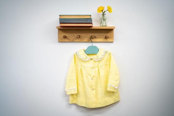 Vintage Yellow Girls Dress Coat (24 Months) - image 1