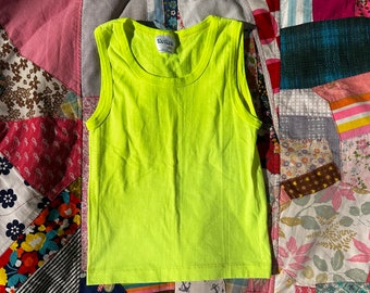 Vintage Neon Tank (size 10)