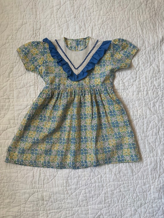 Vintage 1940s Toddler Dress (3T)