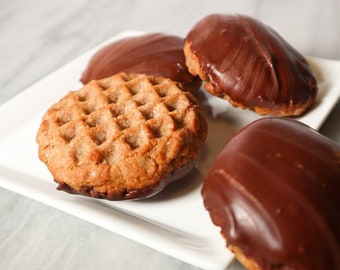 VEGANO, SIN GLUTEN, Galletas Ceci Marmot, Galleta de mantequilla de cacahuete sin frutos secos, crema de mantequilla de chocolate vegana, chocolate vegano, Galleta sin alérgenos, sin frutos secos