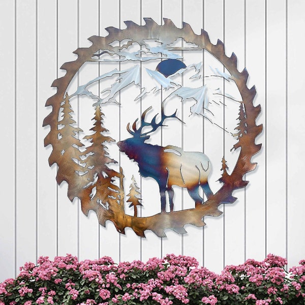 Wildlife Metal Art Etsy