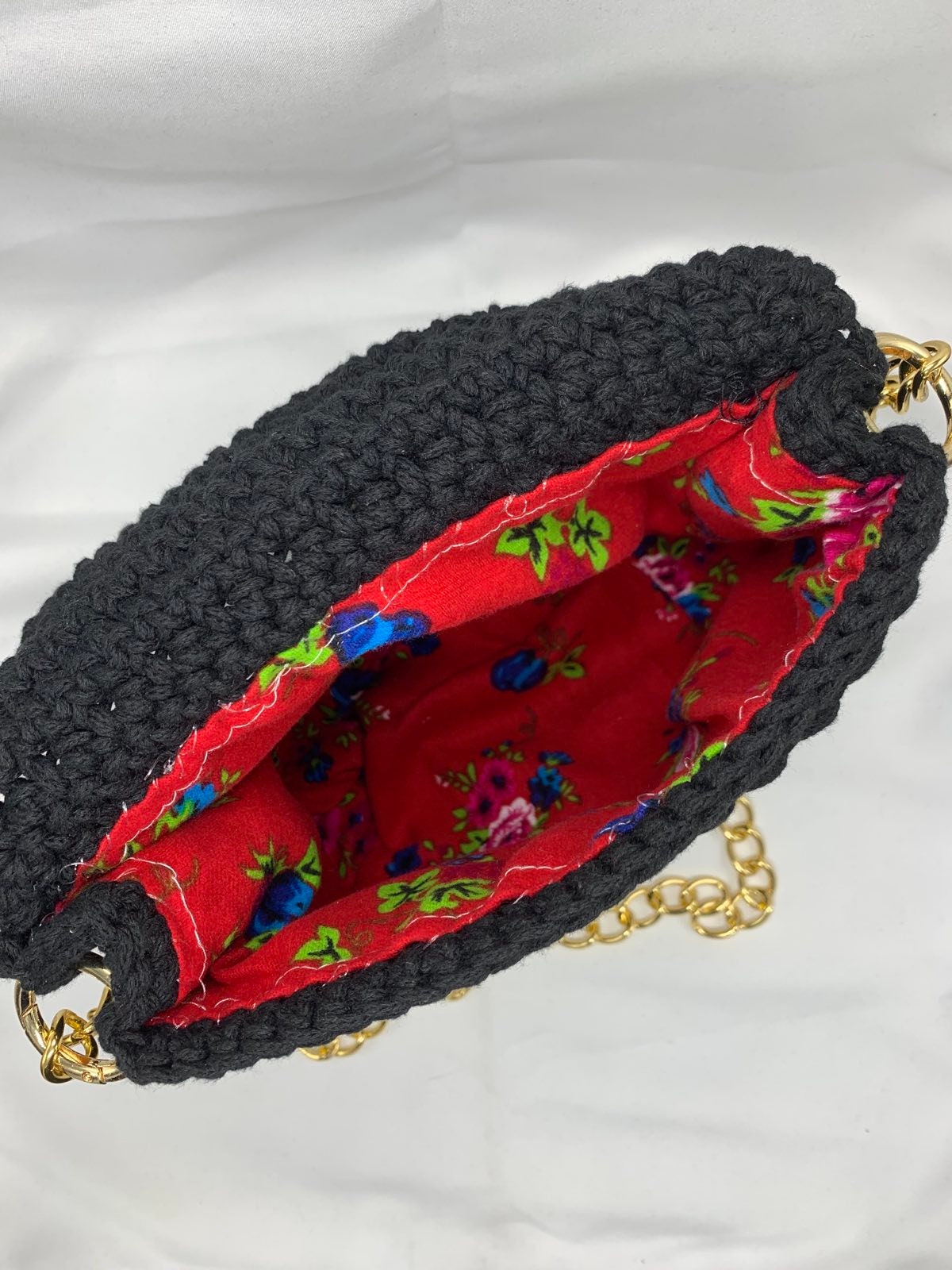 Purple - Handcrafted Jacquard Cotton Hand Bag