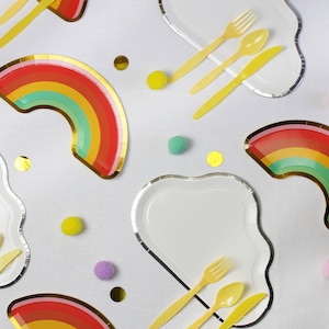 High quality rainbow plates cloud Plates, rainbow shape, cloud shape, special plates