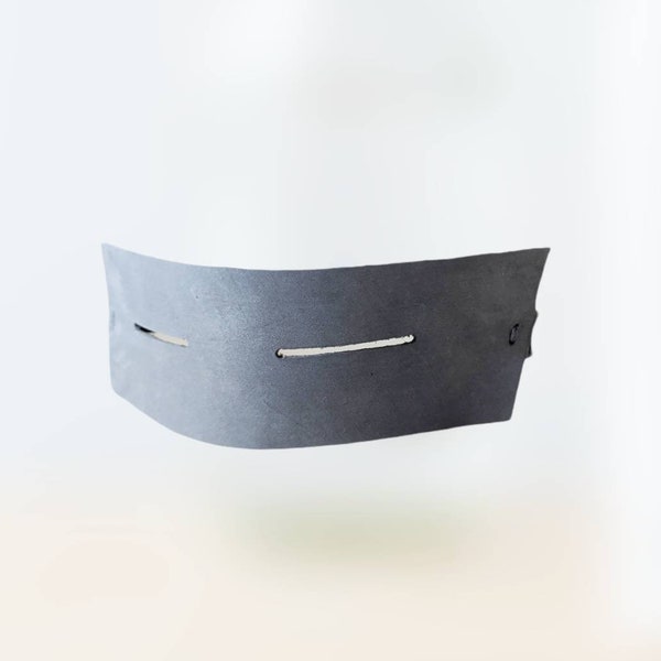 Occhiali da sole eschimesi, maschera facciale, occhiali da neve, occhiali da sci, occhiali da sole pupazzo di neve, accessorio Alaska, regalo americano eschimese Inuit, vera pelle