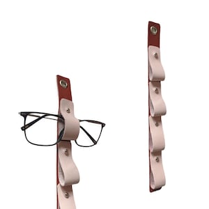 Sunglasses Display, Eyeglass Holder Wall Mount, Leather Glasses Organizer,  Eye Glasses Storage, Stand, Eye Glass Hanger, Sunglass Shelf