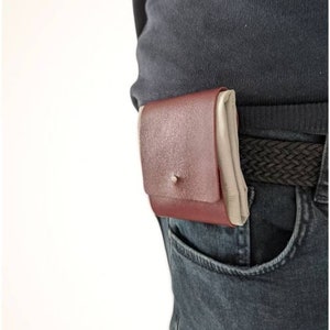 Foraging Bag, Bushcraft Pouch, Mushroom Bag, Harvest Bag, Leather Belt Bag, Gathering, Camping, Hiking Bag, Collapsable Basket, Tool Pouch