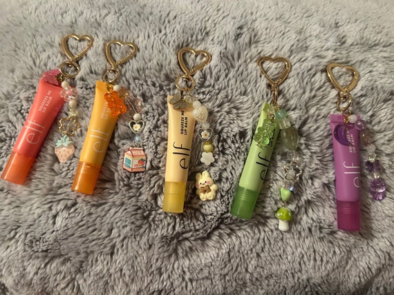 Lip Gloss Keychains - Etsy