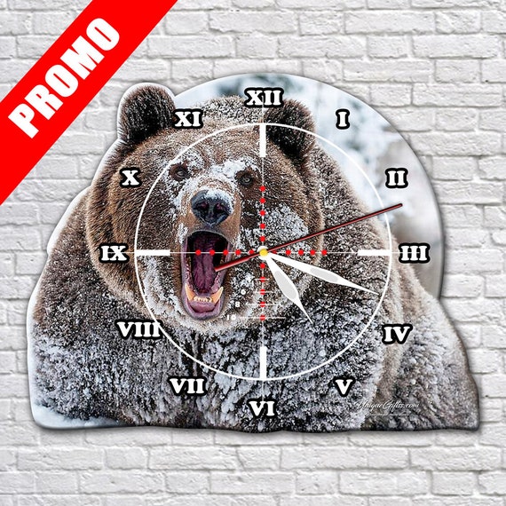 Regalo para un cazador Reloj de pared para un cazador Reloj de