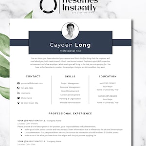 CEO Resume for Word, Executive  C Level Resume, Professional Modern Executive Resume Template CV, President Manager Director Resume CV
