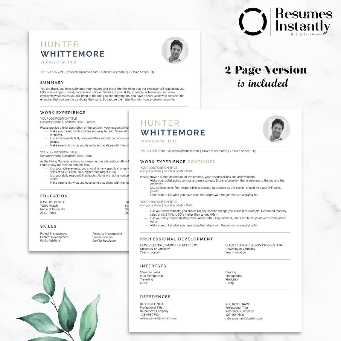 Resume Template With Photo Resume - Il 1140xN.4330999375 Do0r 